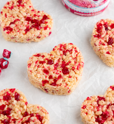 Cupid's Crispy Treats Valentine's Day Dessert Recipe with Torie & Howard Organic Hard Candies