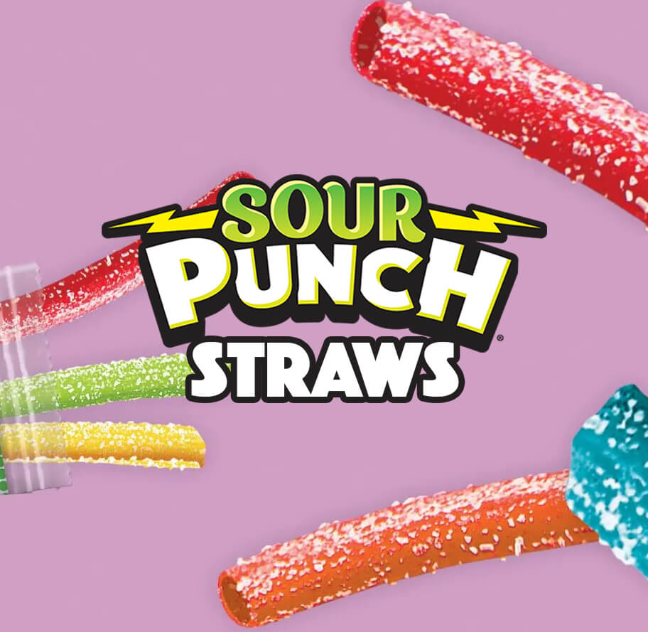 Sour Punch® Santa Straws