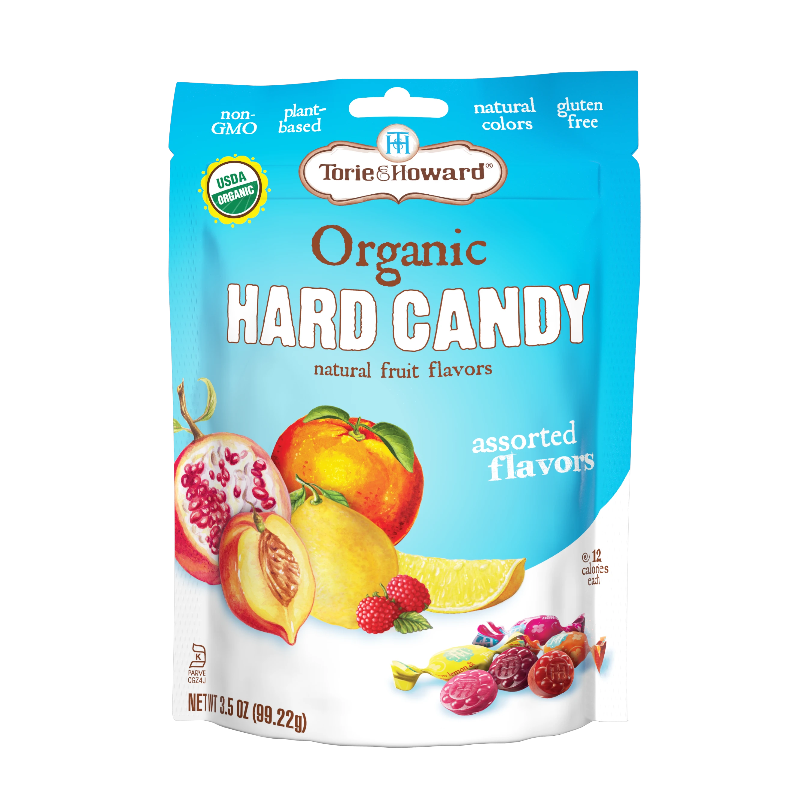 Torie & Howard Assorted Organic Hard Candy, 3.5oz Bag – American Torie & Howard Assorted Organic Hard Candy, 3.5oz Bag – American