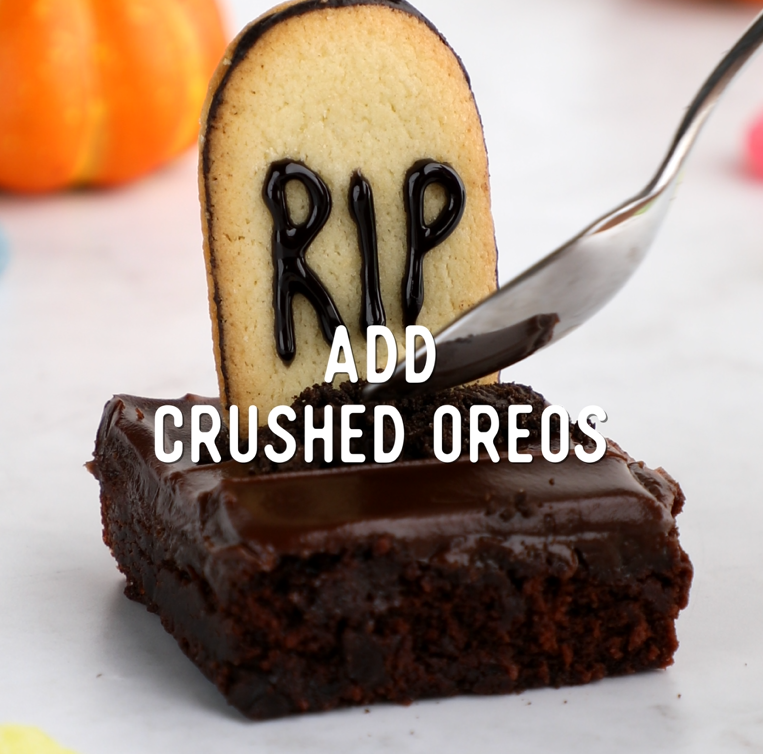 Add Crushed Oreos