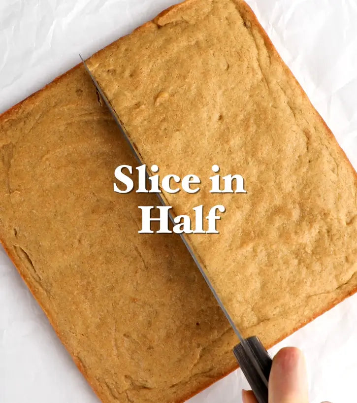 Bake Your Tray of Blondies, then Cut in Half