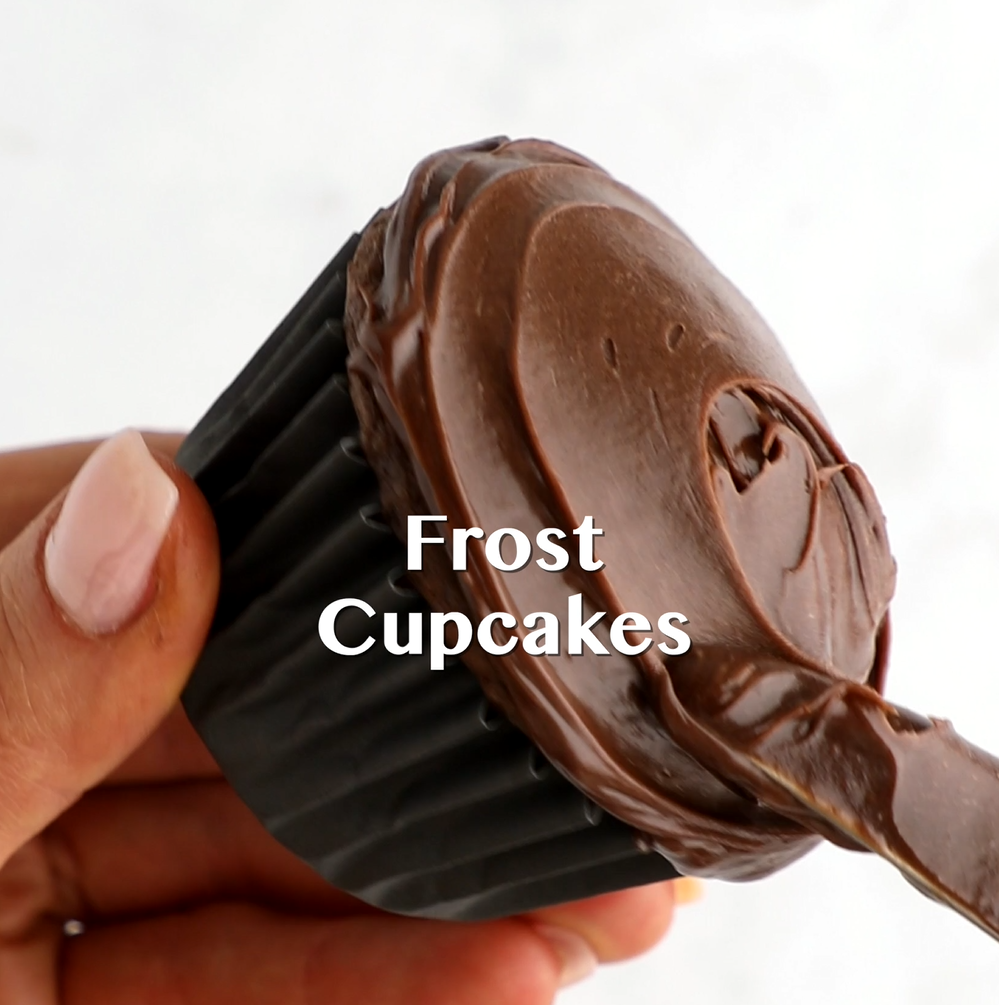 Make and frost your cupcakes