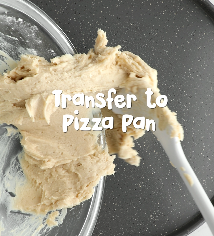 Transfer Dough to Pizza Pan