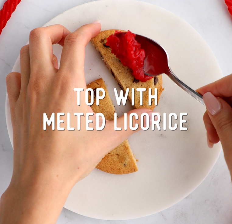 Top with Melted Licorice