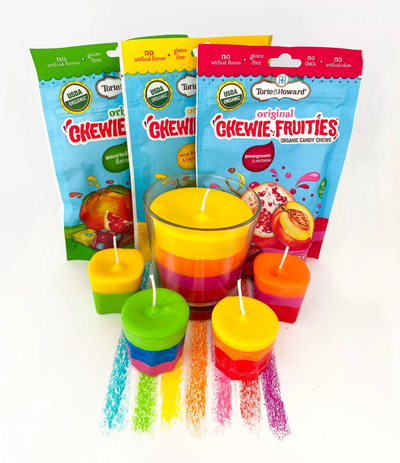 Crayon Candle Craft inspired by Torie & Howard Organic Candies