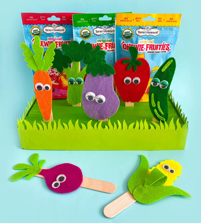Vegetable Garden Craft inspired by Torie & Howard Chewie Fruities Organic Candy