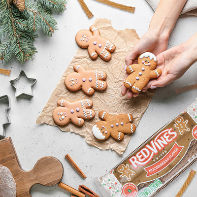 Gingerbread men and Red Vines Gingerbread Flavored Twists