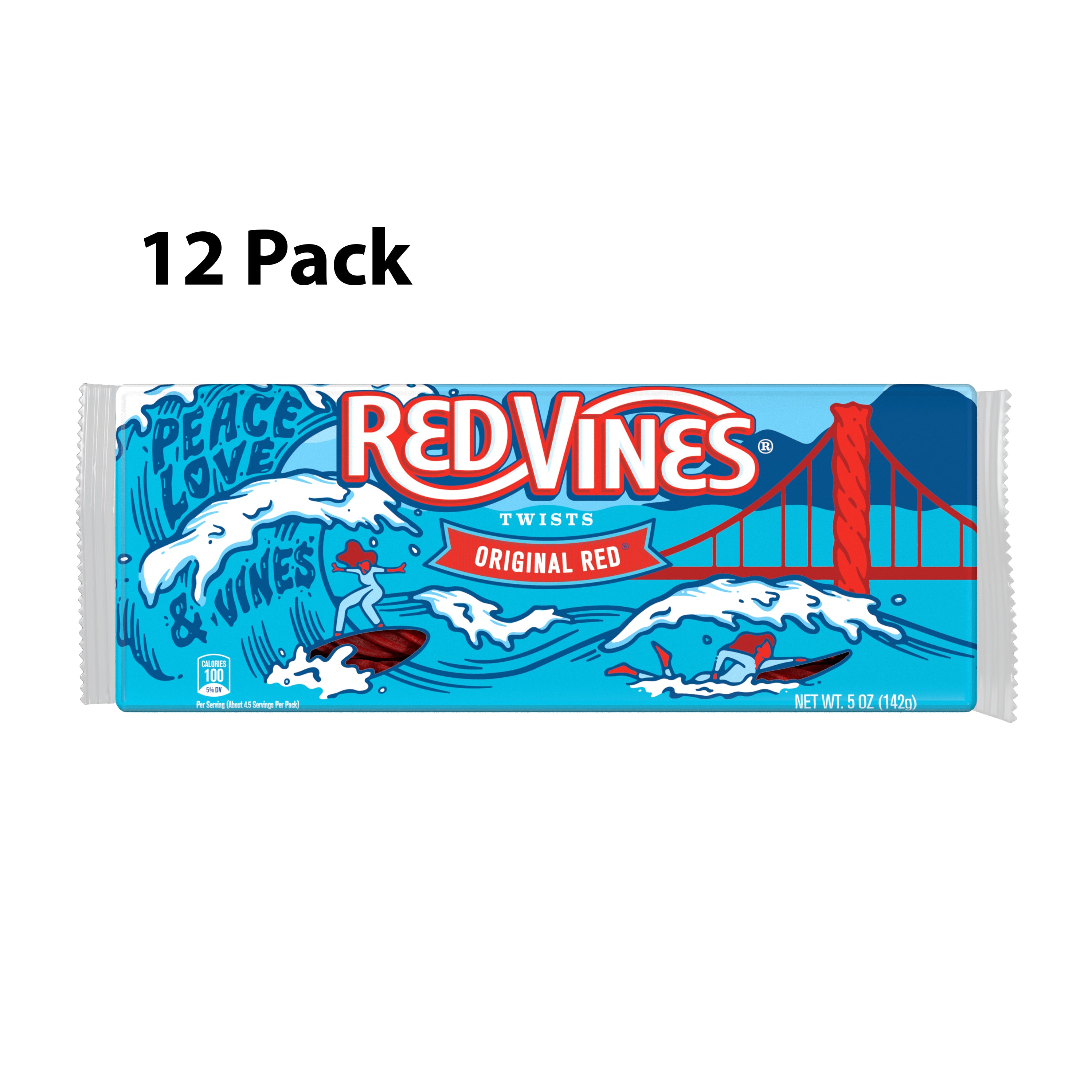 Red Vines Peace, Love & Vines Twists, 5oz Tray