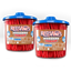 2-Pack of Red Vines Original Red Licorice Candy Twists 3.5lb Jars in limited-edition football-themed graphics