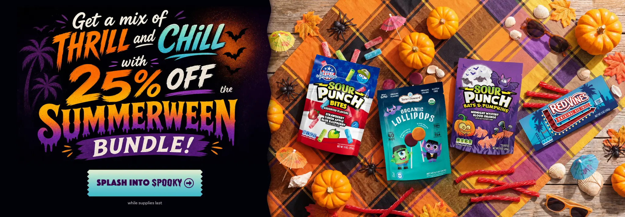 Get a mix of thrill and chill with 25% OFF the SUMMERWEEN BUNDLE! Splsah into spooky (while supplies last) >>>