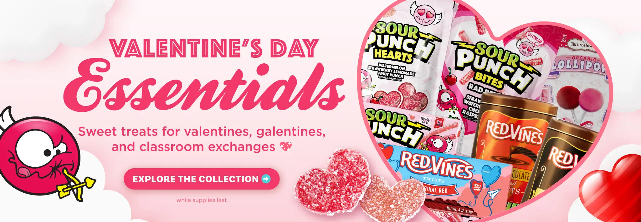 Valentine's Day Essentials: Sweet treats for valentines, galentines, and classroom exchanges. Explore The Collection (while supplies last) >>>
