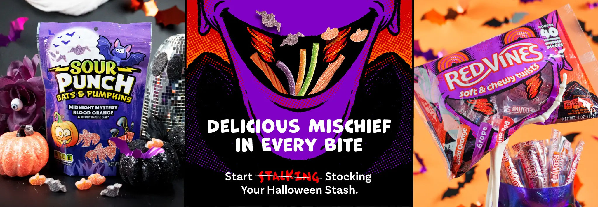 Delicious Mischief in Every Bite! Start Stocking Your Halloween Candy Stash (while supplies last) >>>