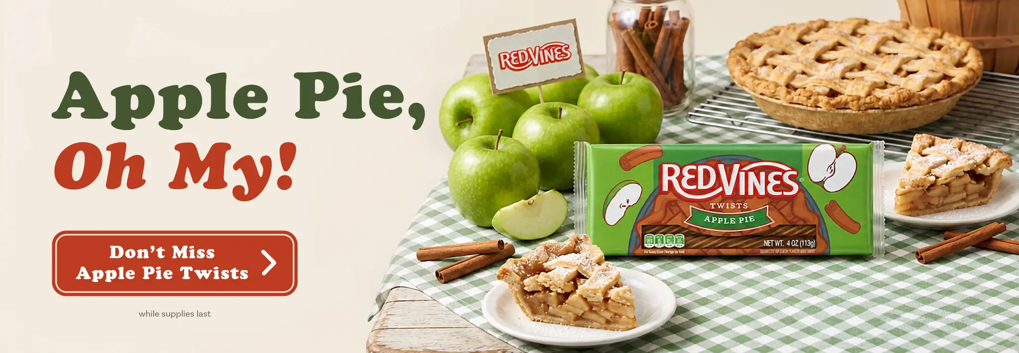 Apple Pie, Oh My! Don't Miss Limited-Edition Red Vines Apple Pie Twists >>>