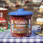 Red Vines Original Red Licorice Twists 3.5lb Jar in limited-edition football graphics sitting on a picnic table with game day snacks and decor
