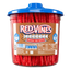 Front of Red Vines Original Red Licorice Twists 3.5lb Jar in limited-edition football graphics
