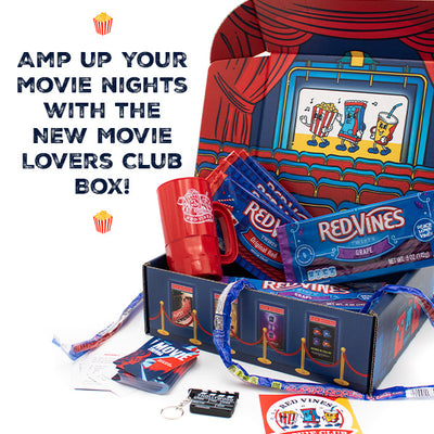 Movie Lovers Club Box from Red Vines: Amp Up Your Movie Nights with the New Movie Lovers Club Box!