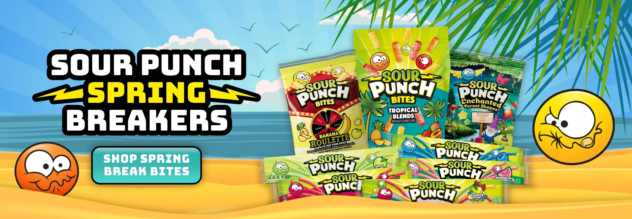 Sour Punch Spring Breakers: Shop Spring Break Bites >>