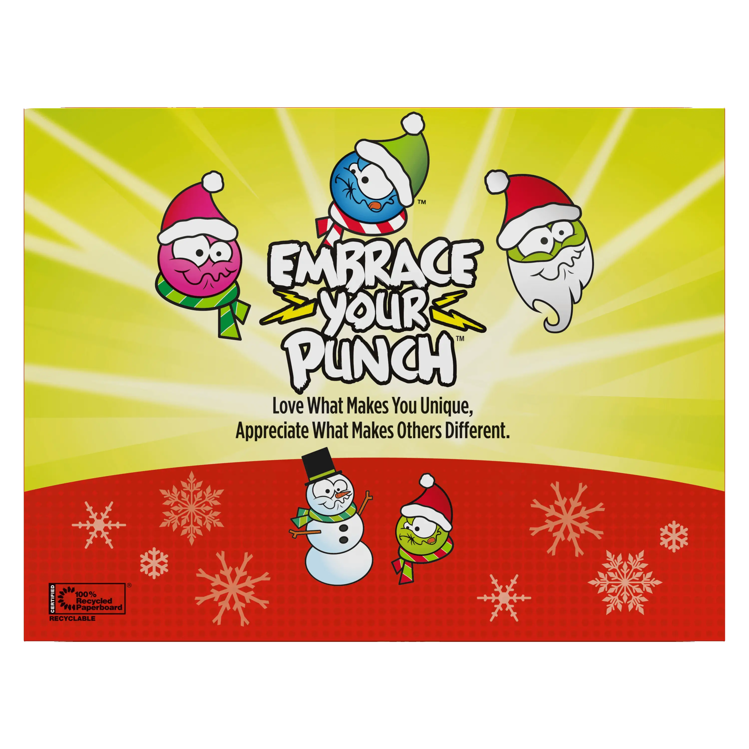 Sour Punch Candy Canes Back of box