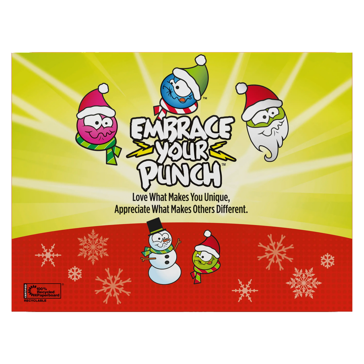 Sour Punch Candy Canes Back of box