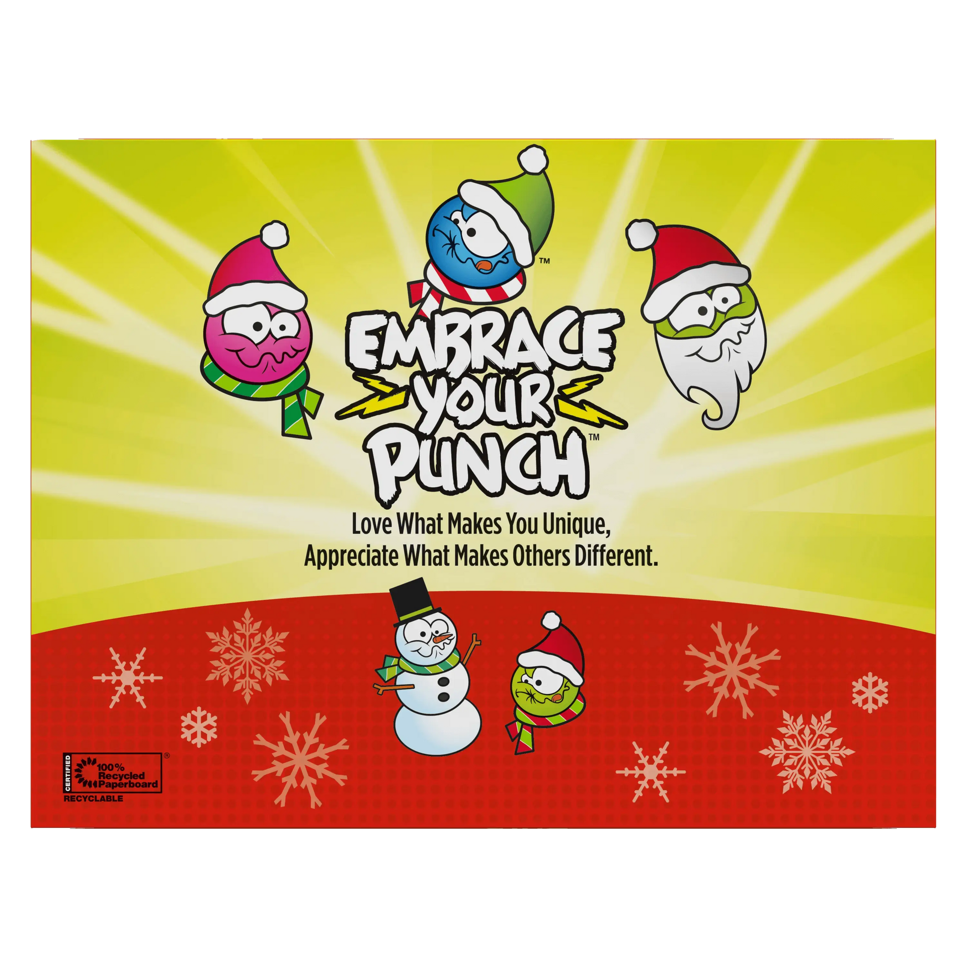 Sour Punch Candy Canes Back of box