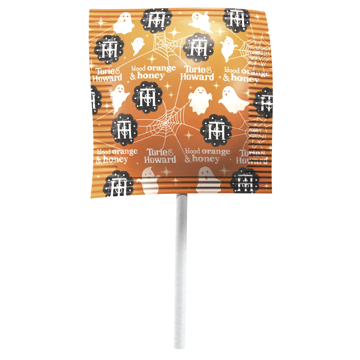 Torie & Howard Organic Halloween Candy Lollipop - Blood Orange & Honey