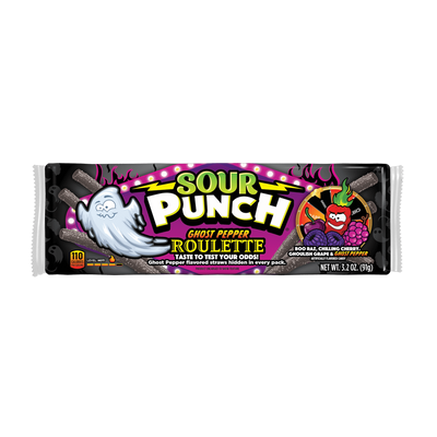 Sour Punch Ghost Pepper Roulette Tray Front of Pack