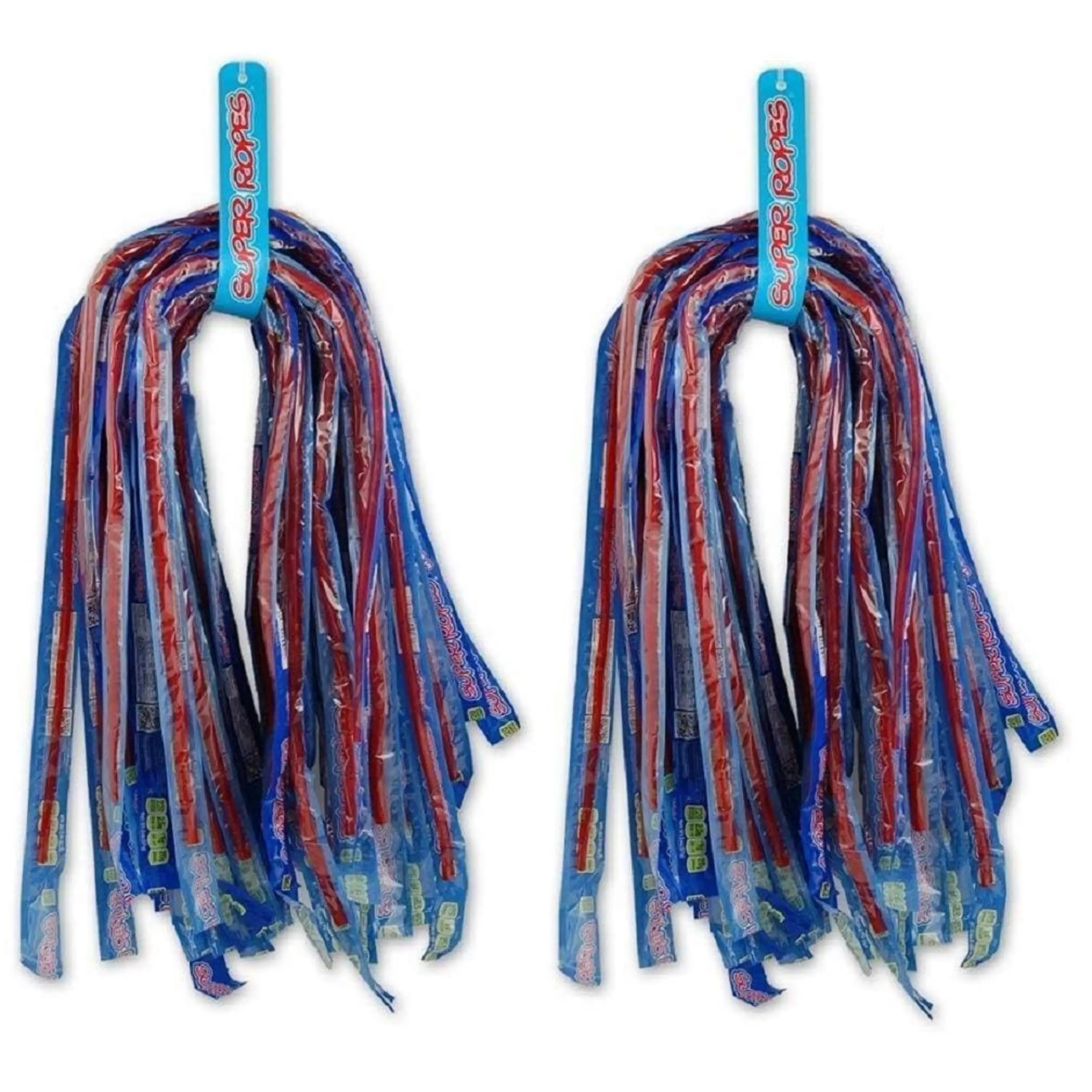 60 Pack (two 30-count Strap Packs) of SUPER ROPES licorice