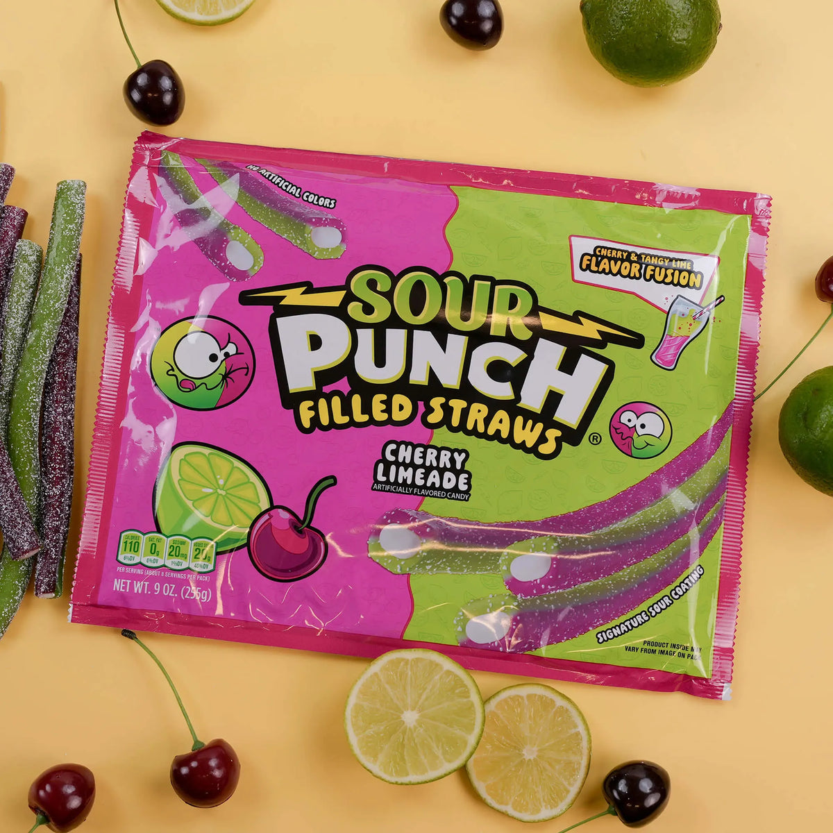 49 Inch Sour Ropes Sweet & Sour Ropes Candy – American Licorice Company