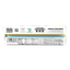Back of Sour Punch Rainbow Straws 3.2oz packaging with labels and text