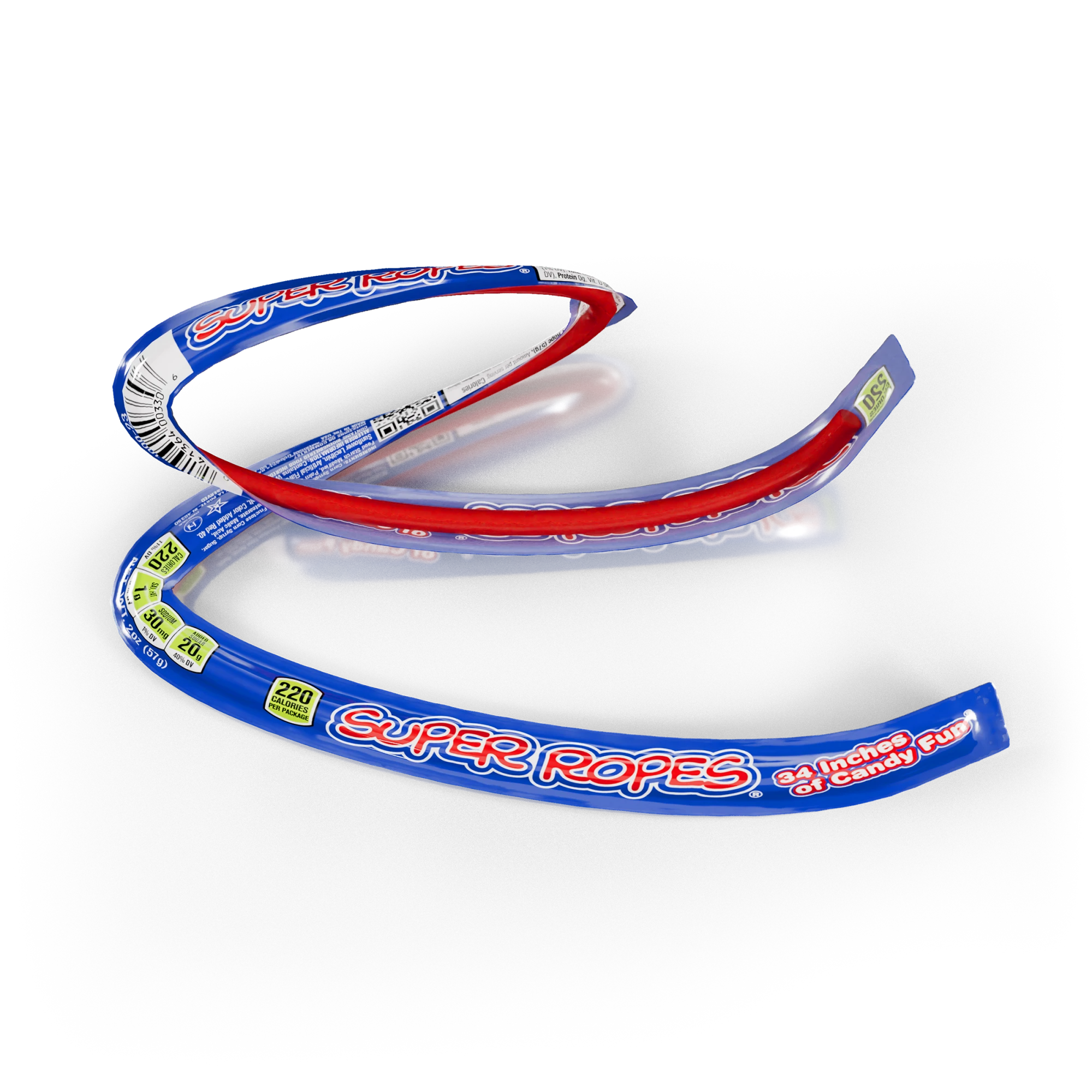 34-inch long Licorice Ropes candy