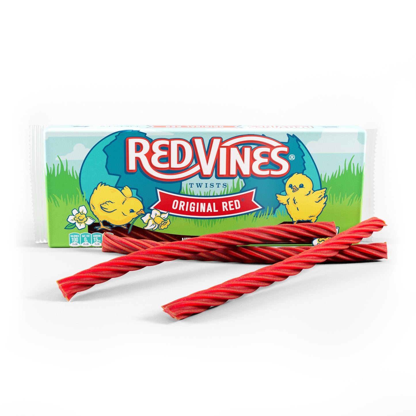 Red Vines Original Red Easter Twists, 4oz Tray