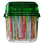 Sour Punch Twists Back of Tub - Sour Twist Candy - 6-inch Individually wrapped candy