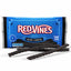 RED VINES Black Licorice Twists front of 14oz bag with chewy black licorice twists in front