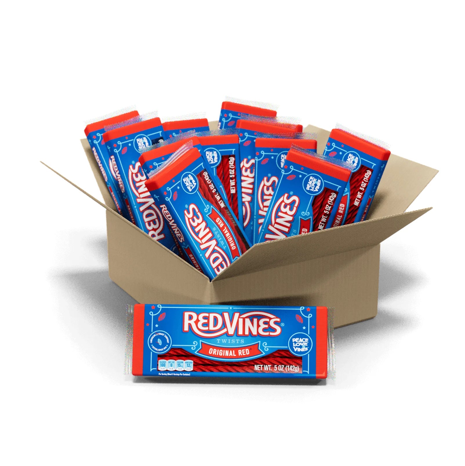 Red Vines Original Red Licorice Twists, 5oz Tray – American