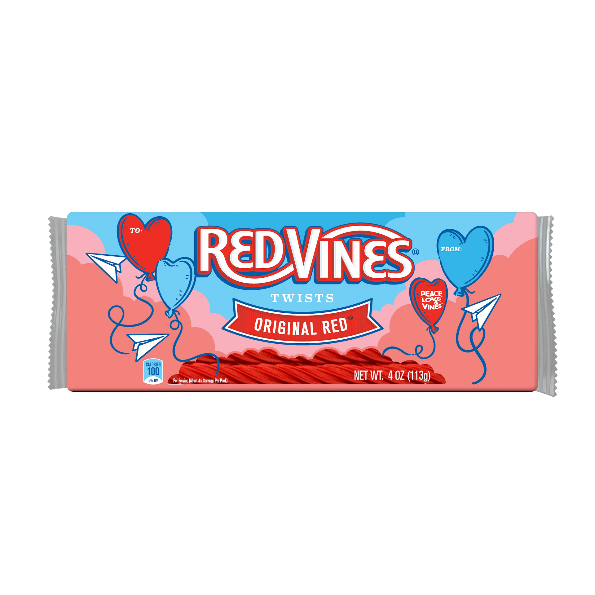 Red Vines Original Red Valentine's Day Tray 4oz – American