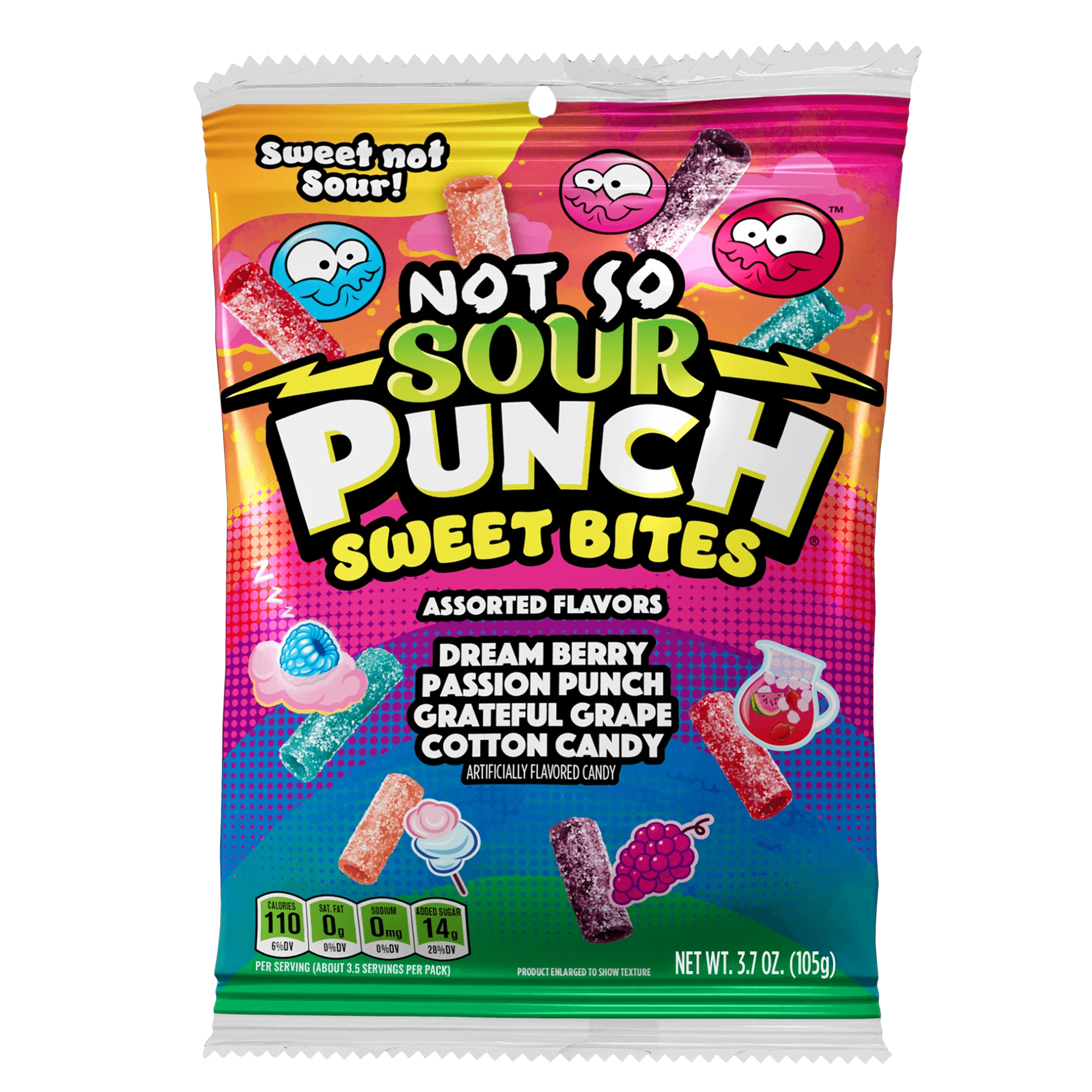 Sour Punch Sweet Bites, 3.7oz Bag