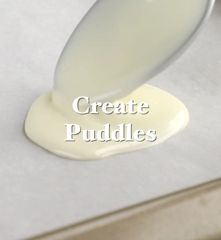 Create Chocolate Puddles