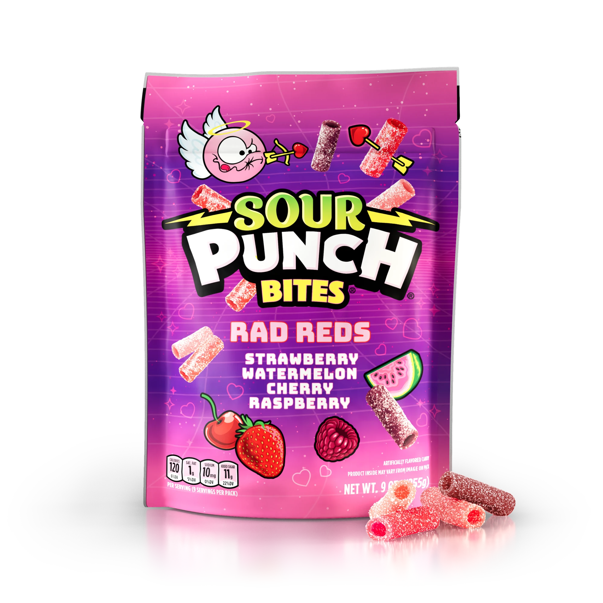 Sour Punch Rad Reds Valentines Bites 9oz Bag