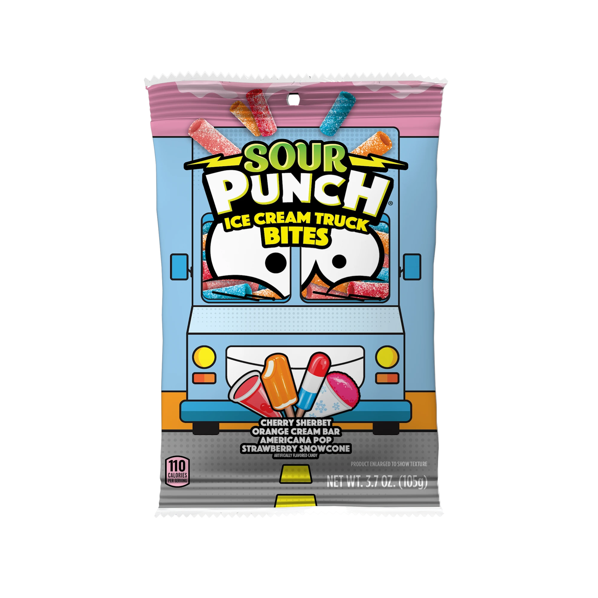 Sour Punch Ice Cream Truck Bites, 3.7oz Bag