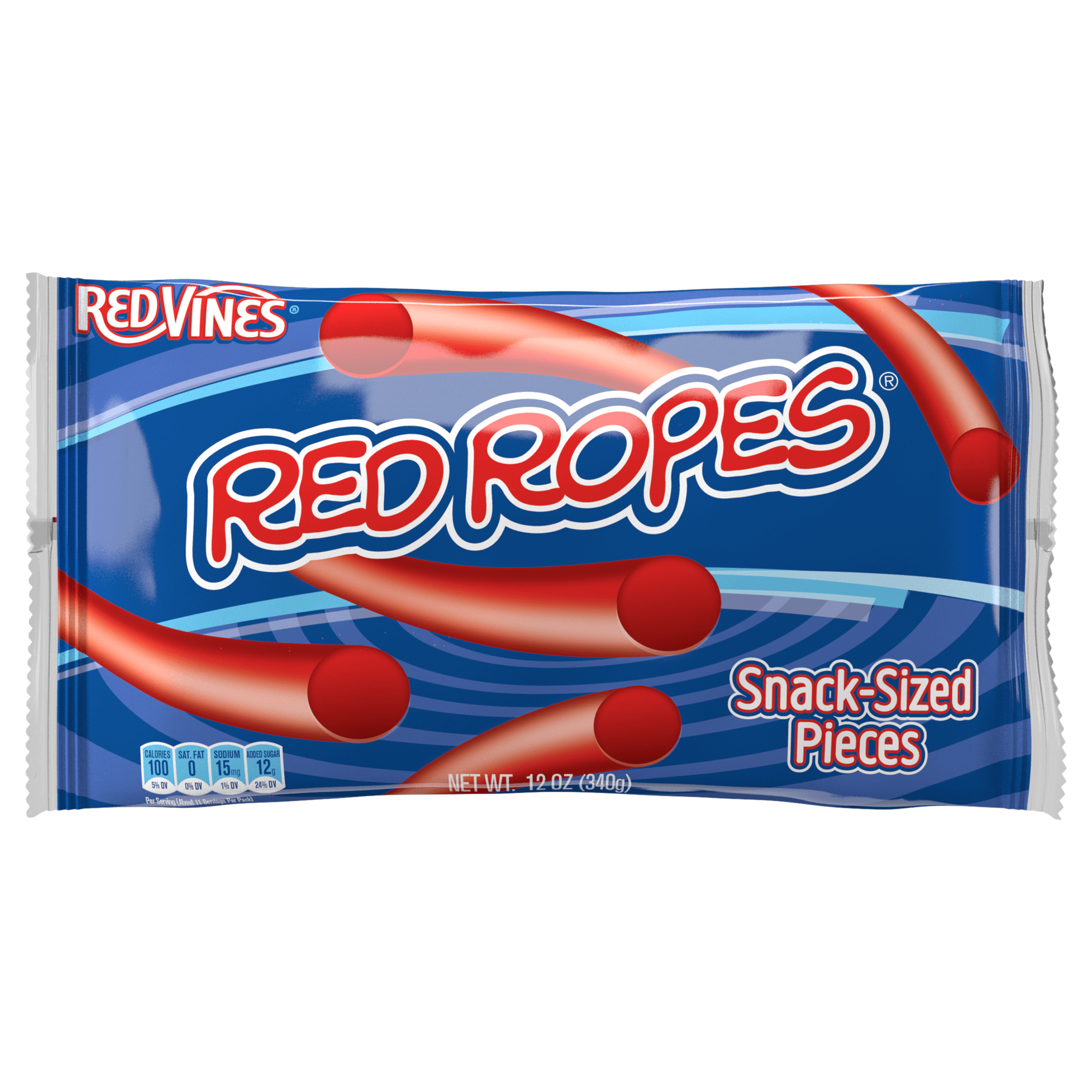 RED VINES Red Ropes Licorice Candy front of 12oz bag