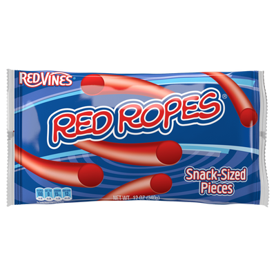 RED VINES Red Ropes Licorice Candy front of 12oz bag