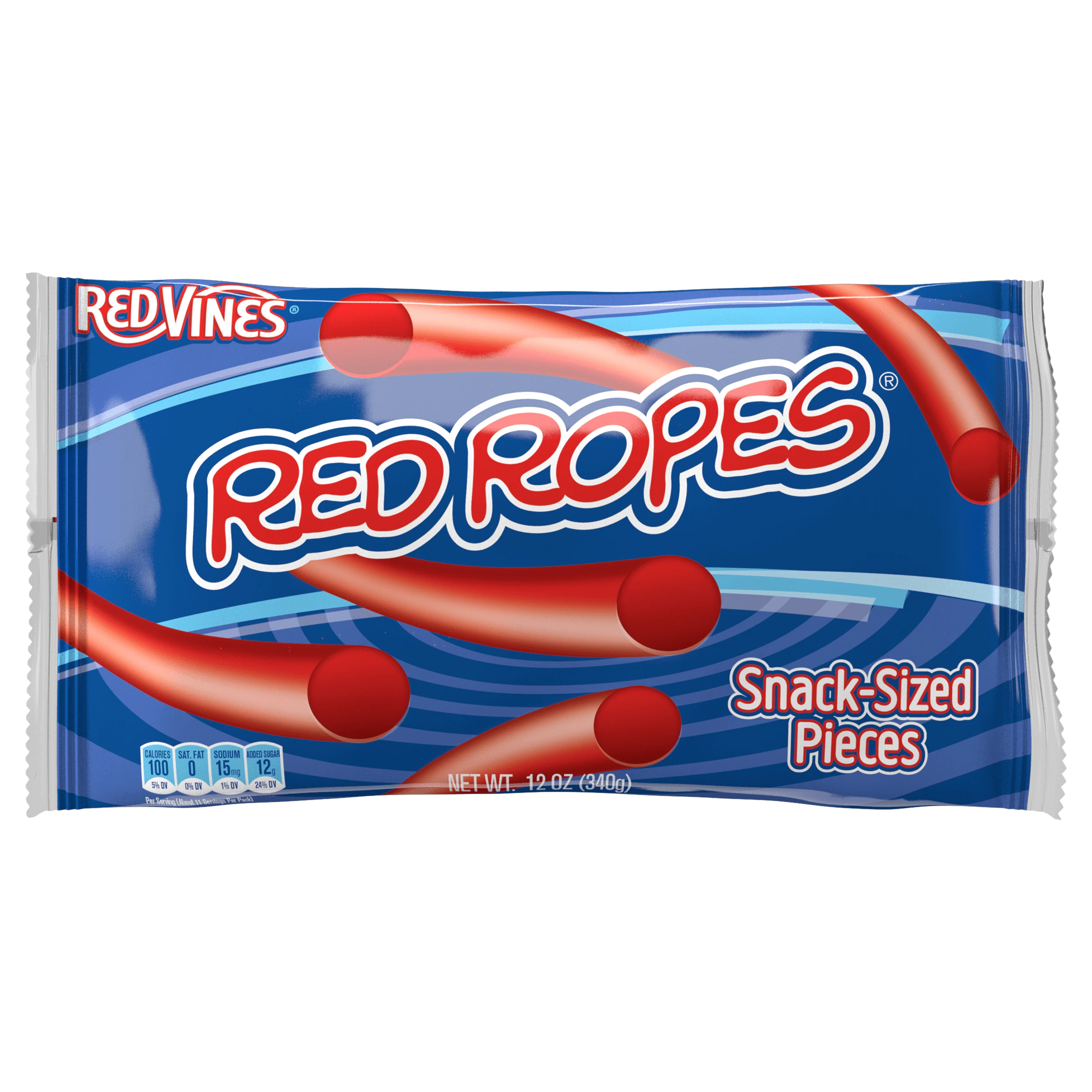 RED VINES Red Ropes Licorice Candy front of 12oz bag