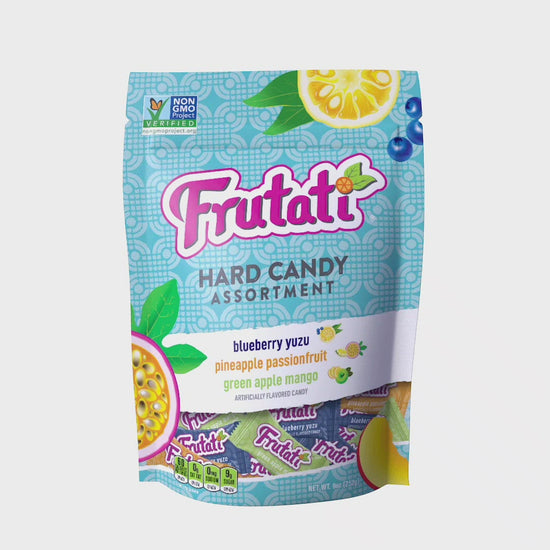 360 view of Aprati Frutati Assorted Hard Candy 9oz bag