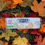 Sour Punch Straws, Real Rainbow, 4oz Tray, lifestyle image, candy tray in autumn leaves