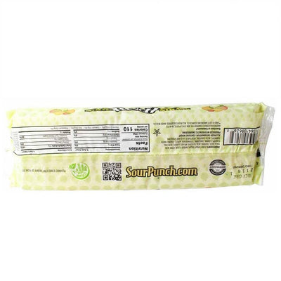 Sour Punch Straws, Real Rainbow, 4oz Tray, Back of Pack Image