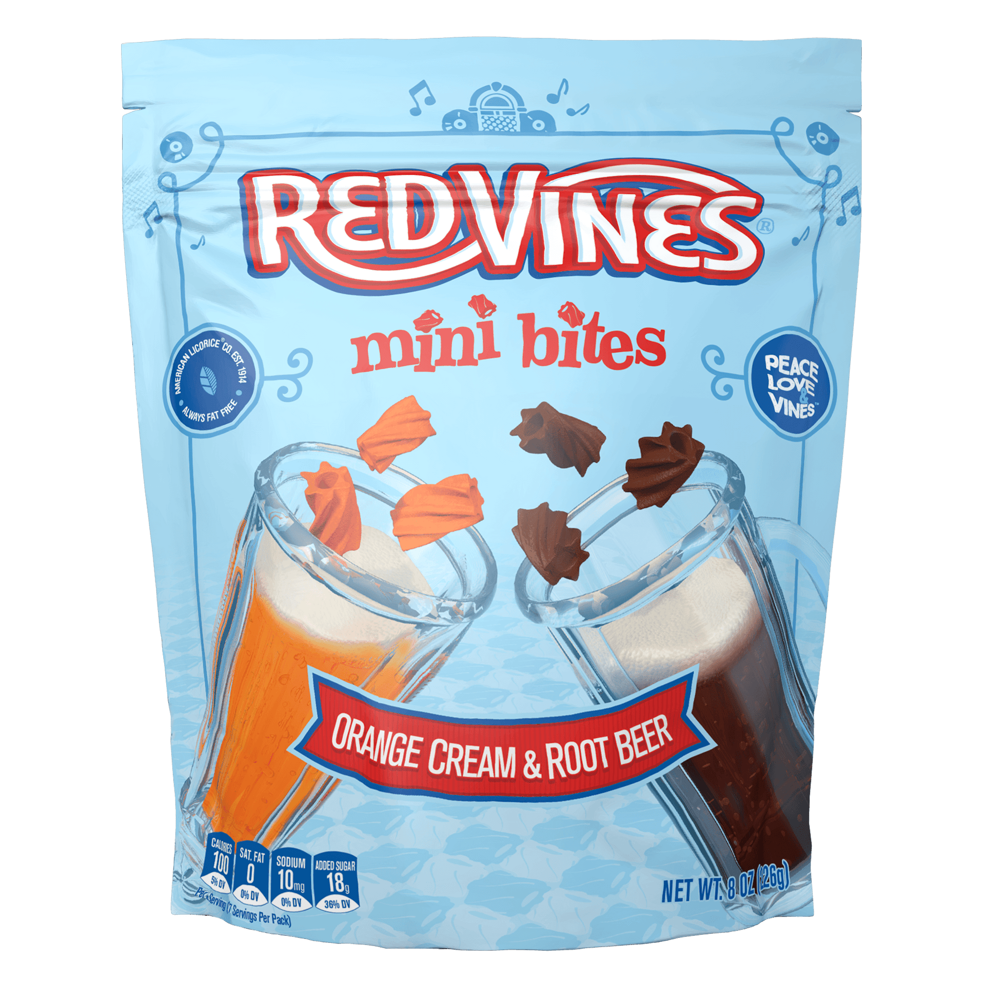 Red Vines Root Beer & Orange Cream Mini Bites – American Licorice