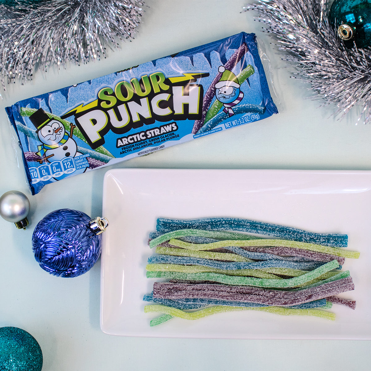 Sour Punch Santa Straws and Arctic Straws are now on TikTok Shop