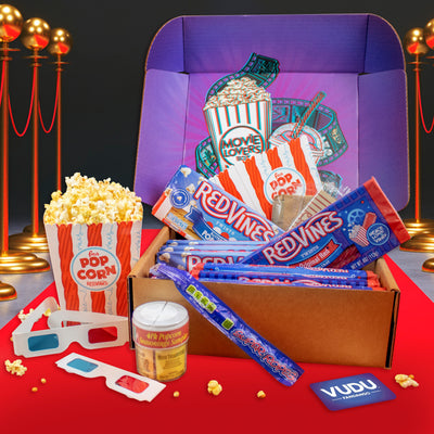 American Licorice Company's Movie Lover's Box in red carpet scenery