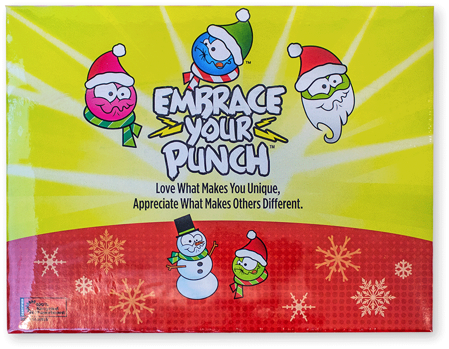 Sour Punch Candy Canes Back of box