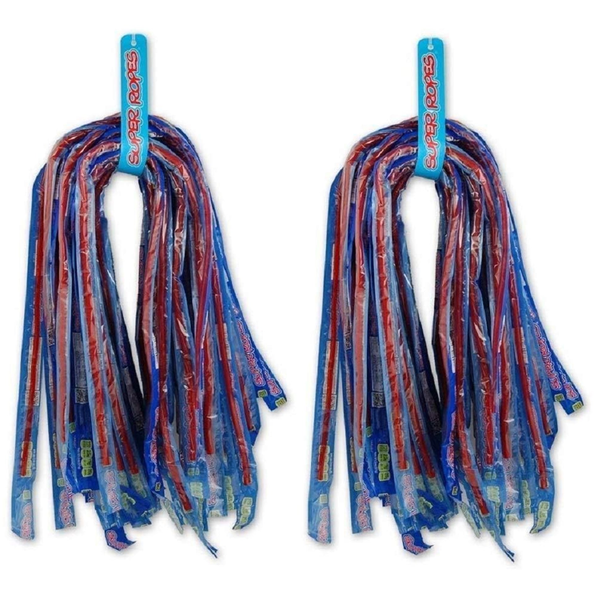 60 Pack (two 30-count Strap Packs) of SUPER ROPES licorice
